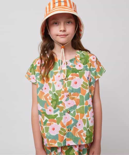 ☆1/8(木)21時～3点10％OFF☆Floral all over woven shirt【キッズ】