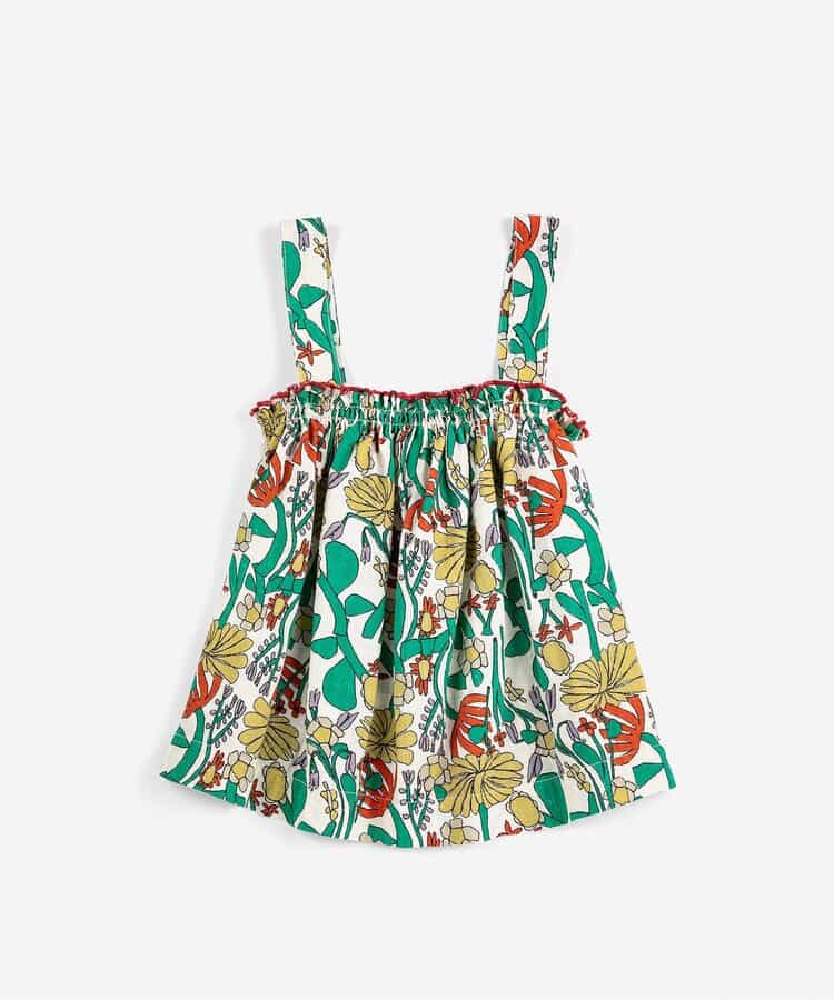 総柄Color Herbalis 半袖ブラウス【キッズ】