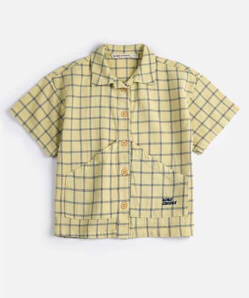 Spicy Window Pane 半袖シャツ【キッズ】