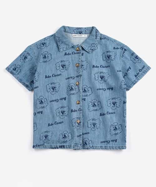 総柄Pickle The Dog 半袖シャツ【キッズ】