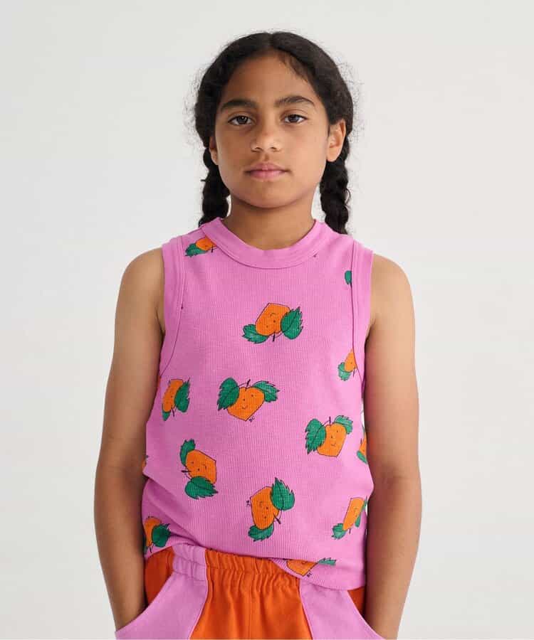 総柄Tangerineタンクトップ【キッズ】