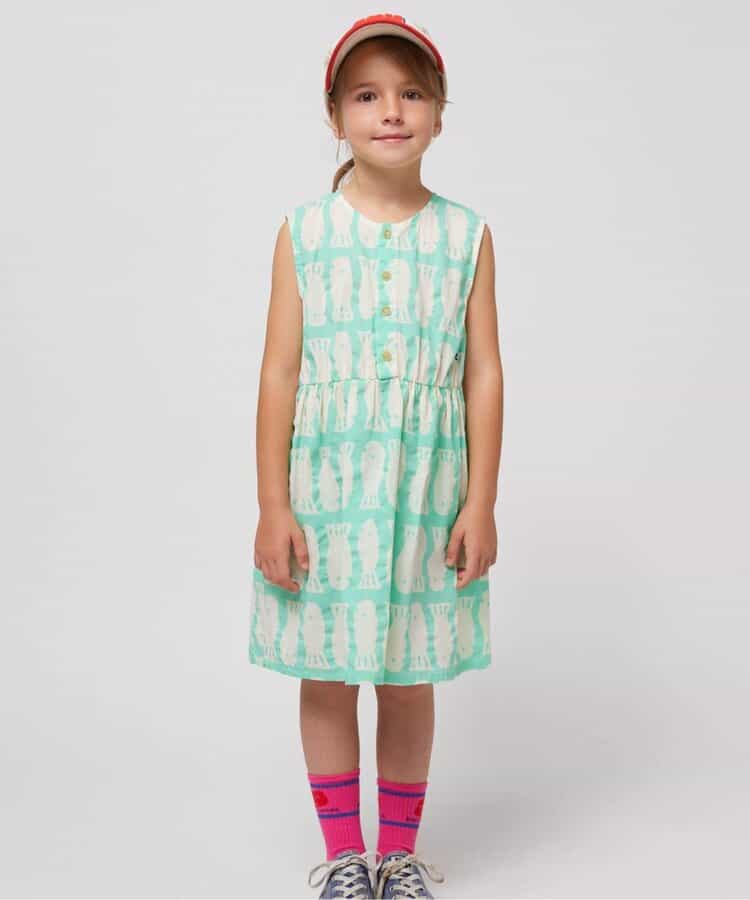 Lucky Fish all over sleeveless dress