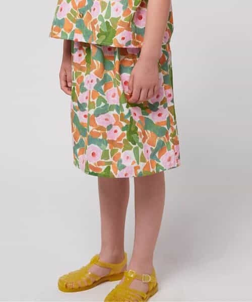 ☆1/8(木)21時～3点10％OFF☆Floral all over woven midi skirt【キッズ】