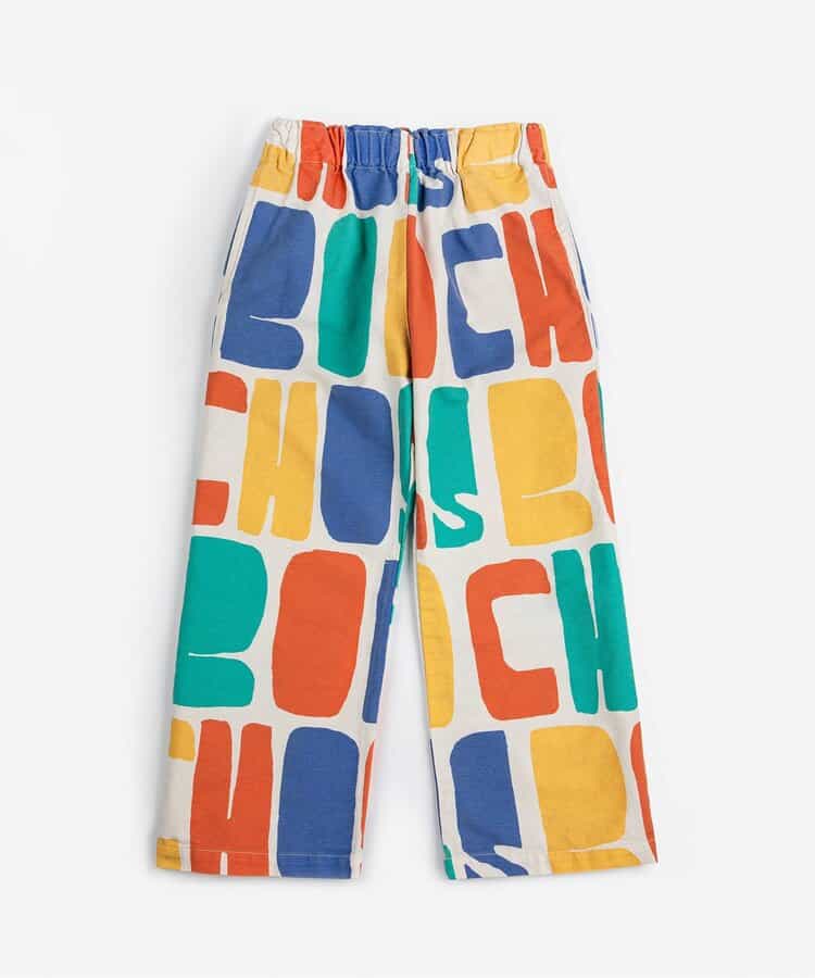 総柄Bobo Choses Color 長パンツ布帛【キッズ】