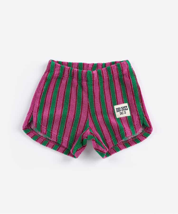 Striped terry cloth 半パンツ【ベビー】