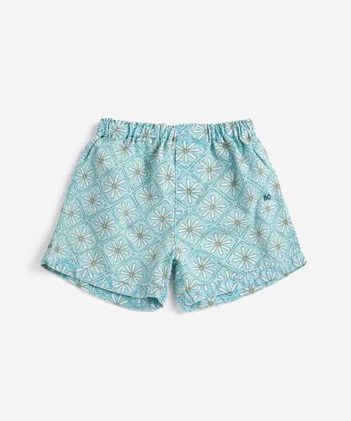 総柄Daisy Mosaic 半パンツ・布帛【ベビー】