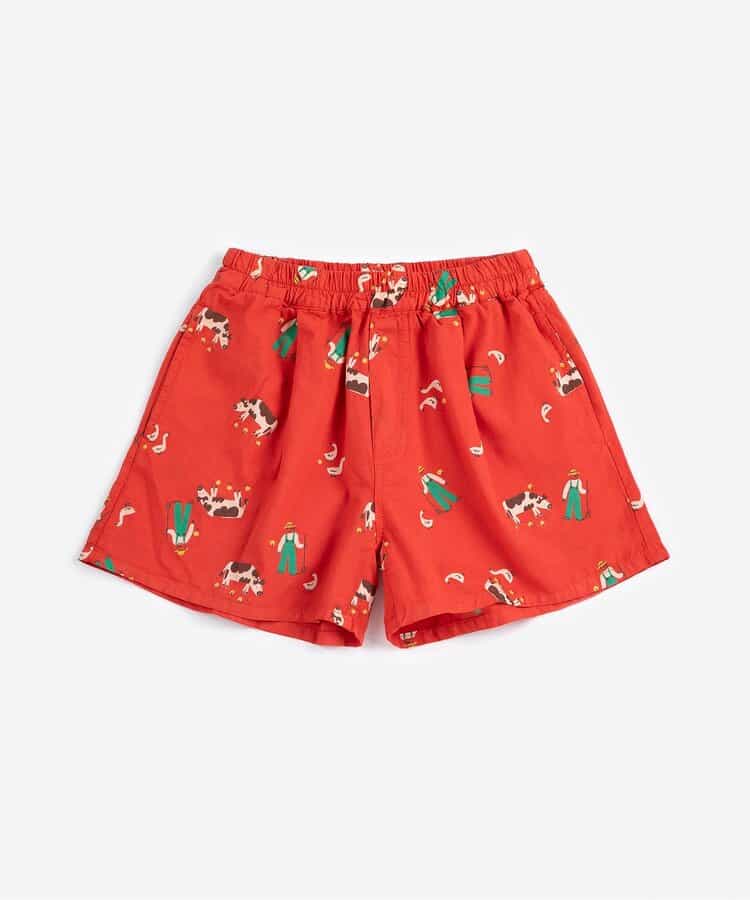 総柄Farm Adventure 半パンツ・布帛【キッズ】