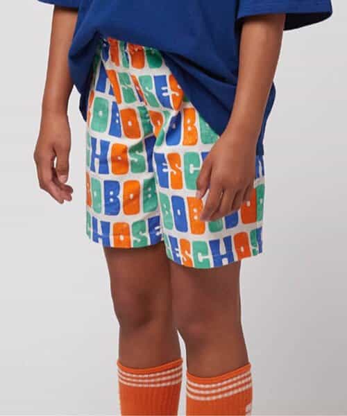 ☆1/13(火)お昼12:59まで3点10％OFF☆Multicolor Bobo Choses woven shorts【キッズ】