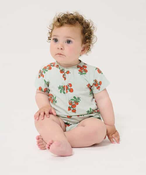 総柄Juicy Tomatoesロンパス【ベビー】