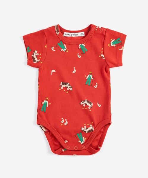 総柄Farm Adventure ボディースーツ【ベビー】