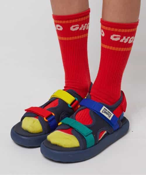☆1/8(木)21時～3点10％OFF☆Bobo Choses x Camper Pelotas Flota Color Block Sandals【キッズ】