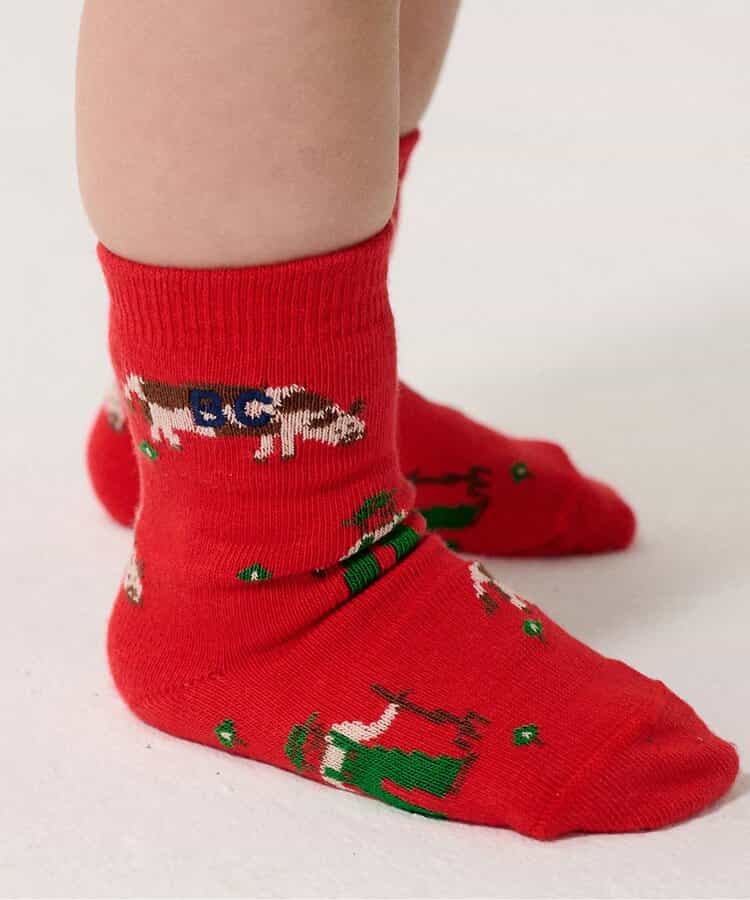 総柄Farm Adventure ソックス【ベビー】