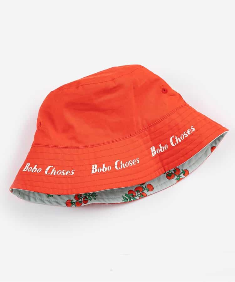 総柄Juicy Tomatoes rev hat【キッズ】