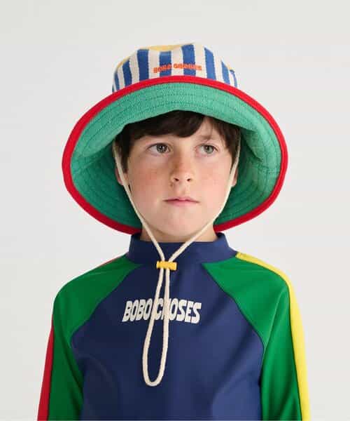 Striped bucket hat【キッズ】