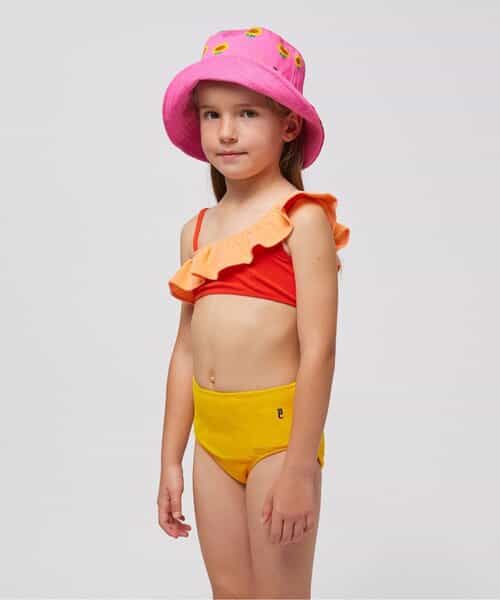 ☆1/8(木)21時～3点10％OFF☆Color block bikini【キッズ】