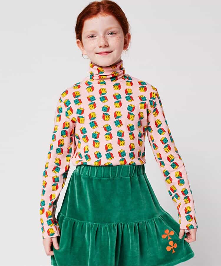 総柄Dices長袖Ｔシャツ【キッズ】