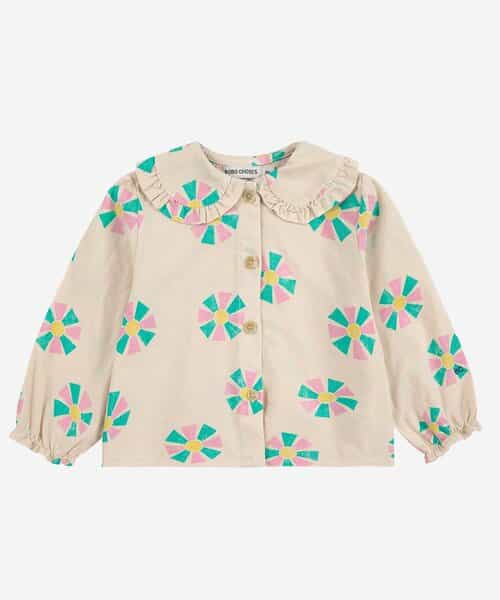 ☆1/8(木)21時～3点10％OFF☆総柄Kaleidoscope長袖ブラウス【ベビー】