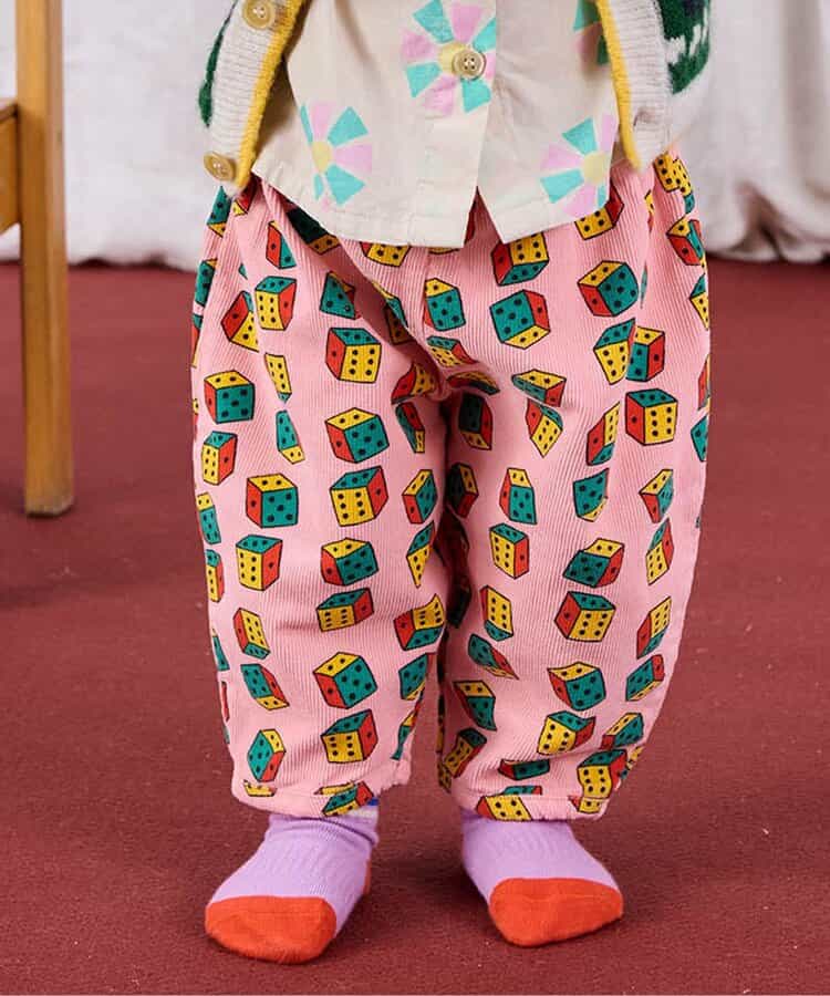 総柄Dices長パンツ【ベビー】