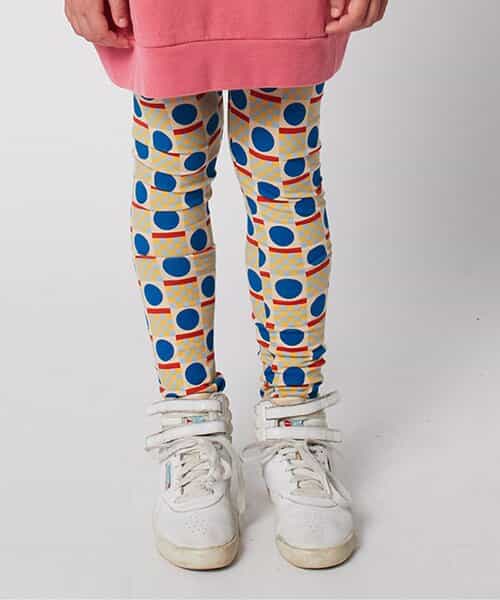 ☆1/13(火)お昼12:59まで3点10％OFF☆総柄Geometric Scacsレギンス【キッズ】