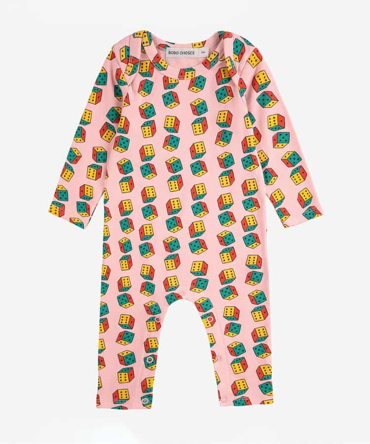 総柄Dicesカバーオール【ベビー】