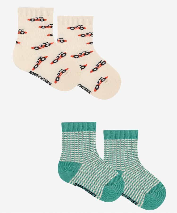 総柄Race Carソックス【ベビー】