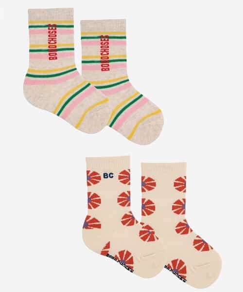 Kaleidoscope long 2Pソックス【ベビー】