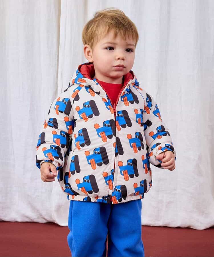 ☆1/8(木)21時～3点10％OFF☆総柄Doggy Mateジャンパー【ベビー】