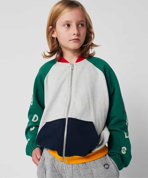 colorblock羽織り フード無し【キッズ】