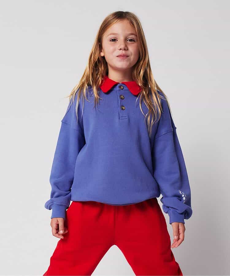 エリ付きトレーナー【キッズ】