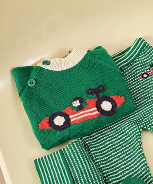 ☆1/8(木)21時～3点10％OFF☆Race Carセーター【ベビー】