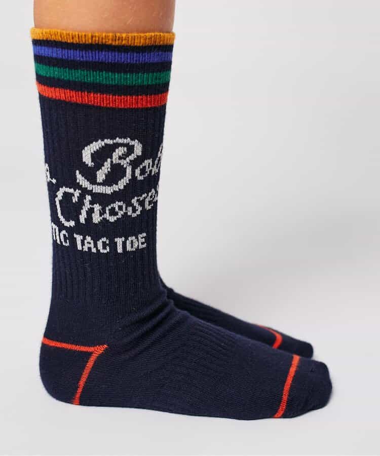 Go Bobo navy longソックス【キッズ】