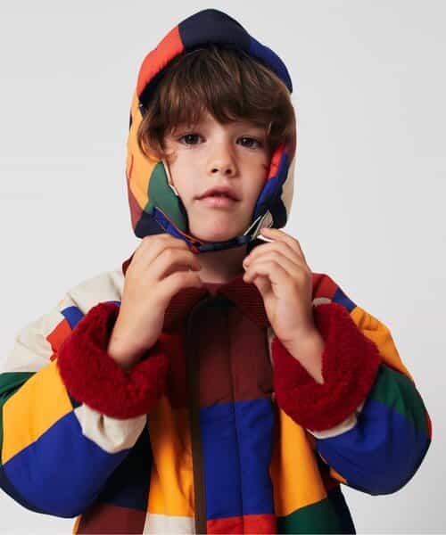 Multicolor Tiles chapka【キッズ】