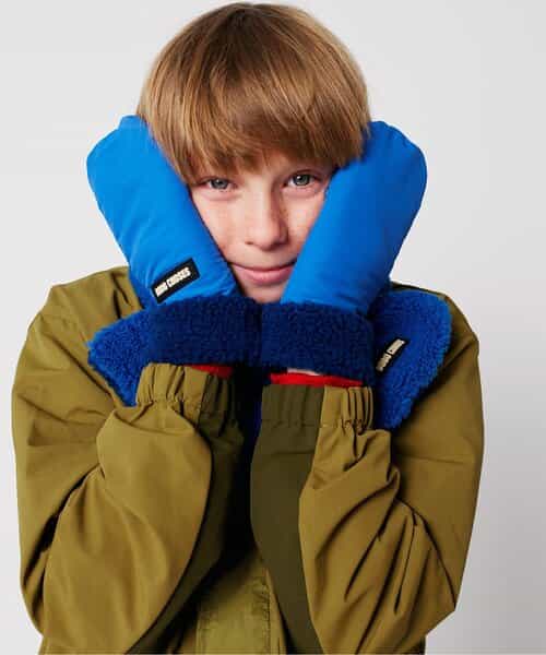 bicolor mittens【キッズ】
