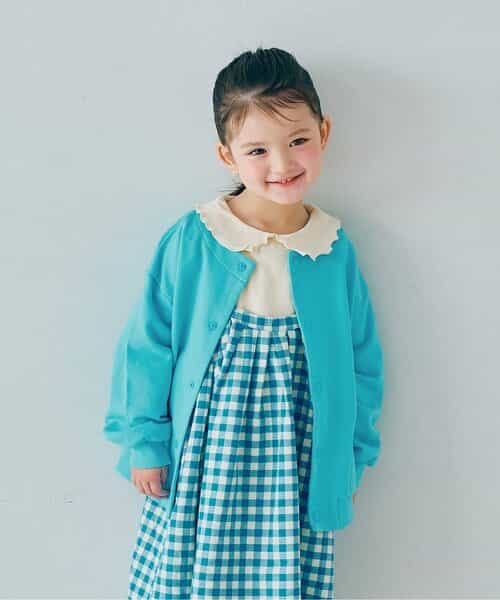 裏毛スナップボタンカーディガン