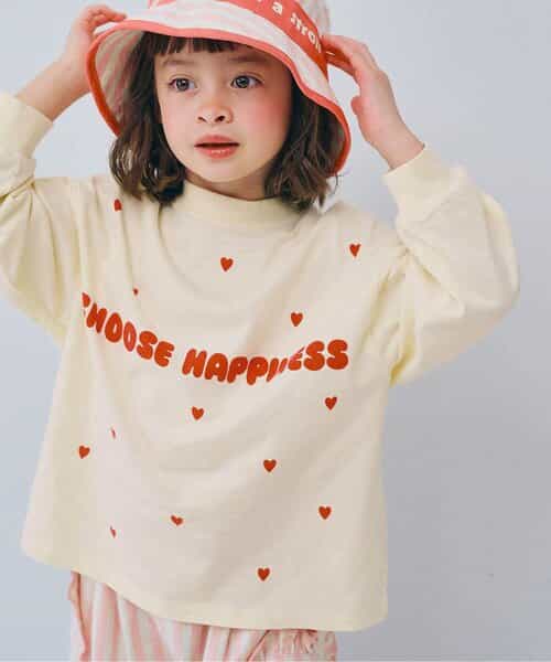 ハートデザイン長袖Tシャツ