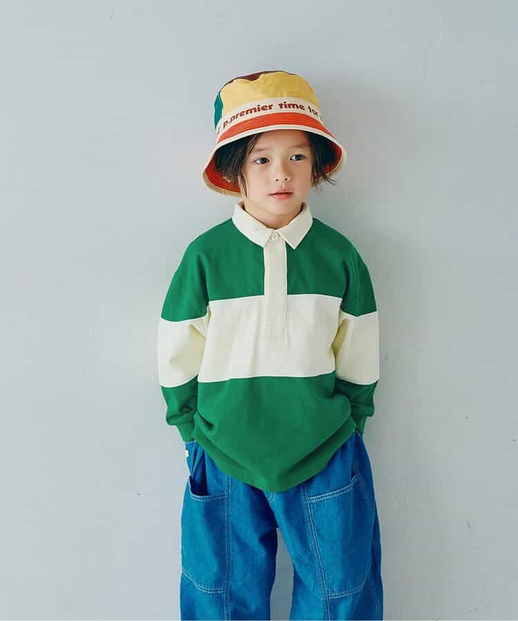 春色の切替ラガーシャツ リンク