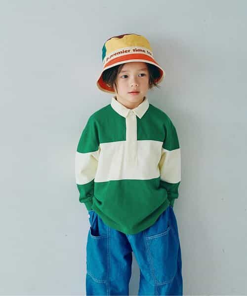 春色の切替ラガーシャツ リンク