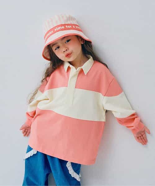 春色の切替ラガーシャツ リンク