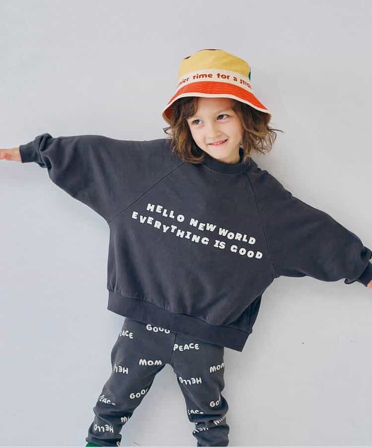 イロチ買いしたいスプリングロゴトレーナー