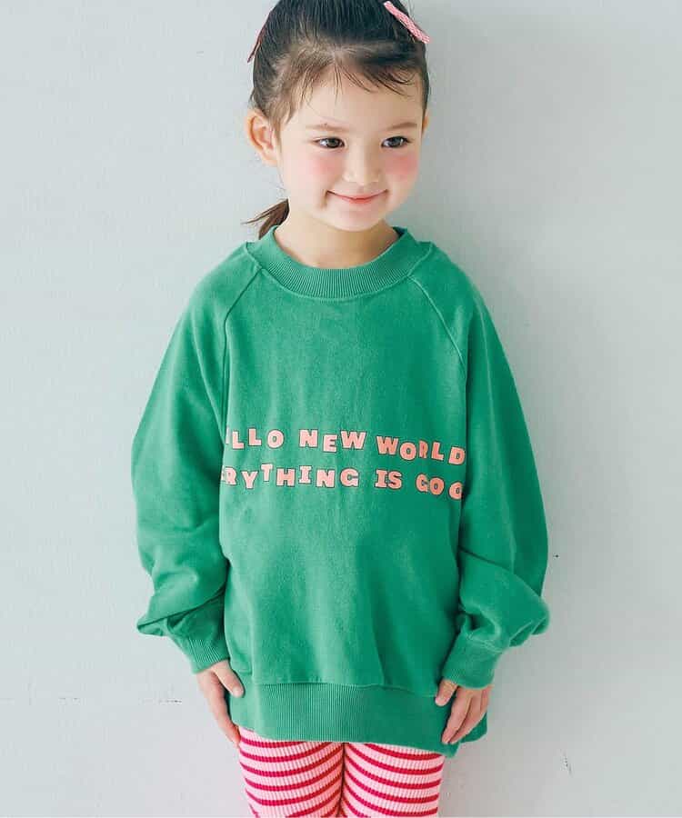 イロチ買いしたいスプリングロゴトレーナー