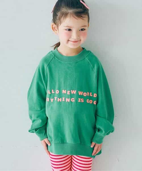 イロチ買いしたいスプリングロゴトレーナー