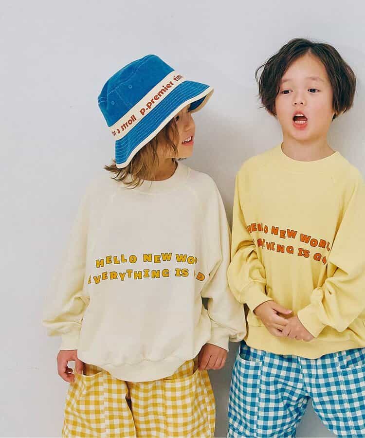 イロチ買いしたいスプリングロゴトレーナー