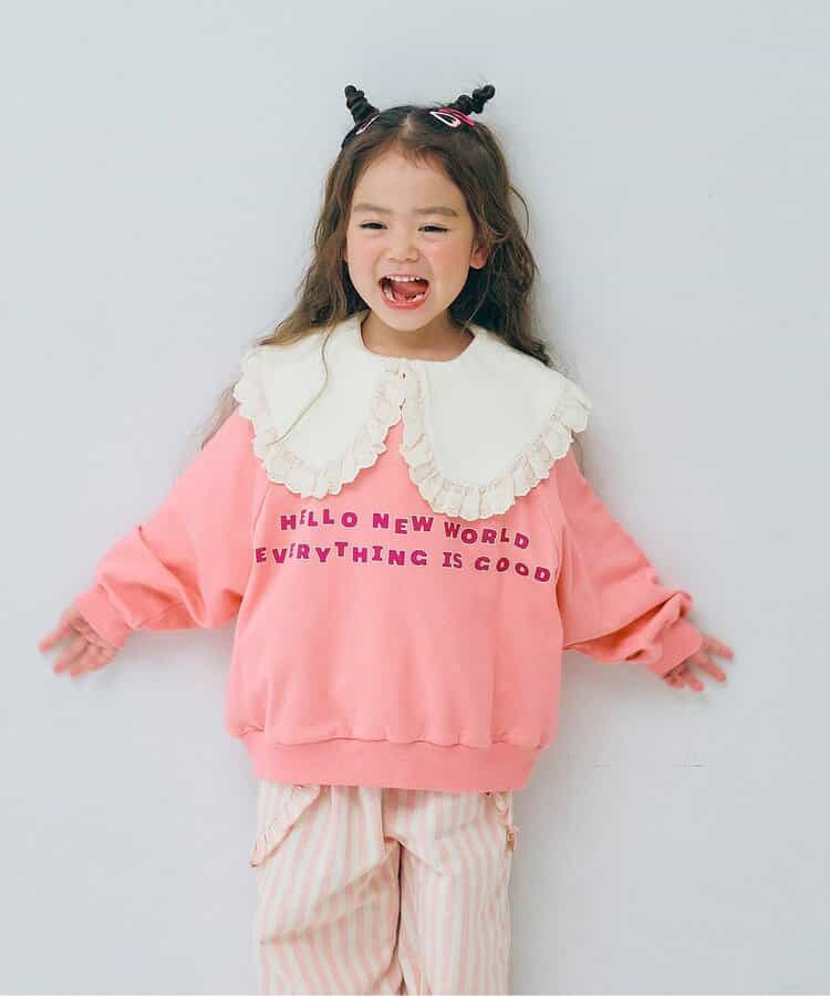 イロチ買いしたいスプリングロゴトレーナー