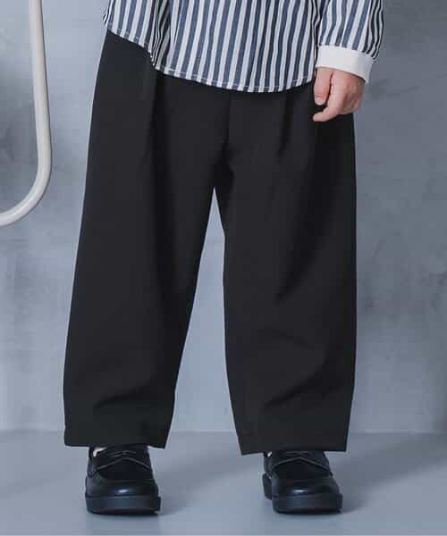 【再入荷！】タックボリュームパンツ フォーマル対応 マシンウォッシャブル