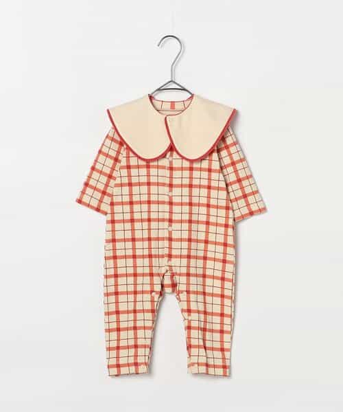 総柄ストレッチカバーオール＆スタイセット リンク