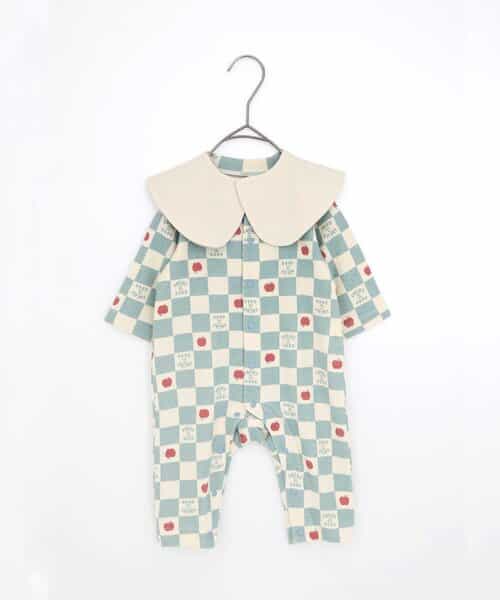 ◇11/3(月)23:59で販売終了◇★SALE★【リンク】スタイセット総柄前あきカバーオール