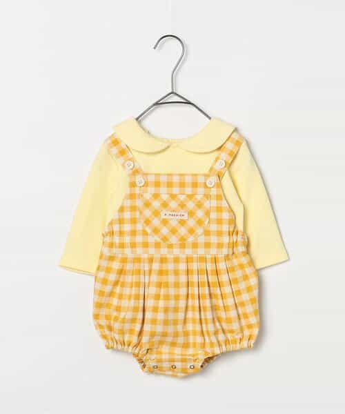 ベビーオーバーオール＆トップスセット リンク