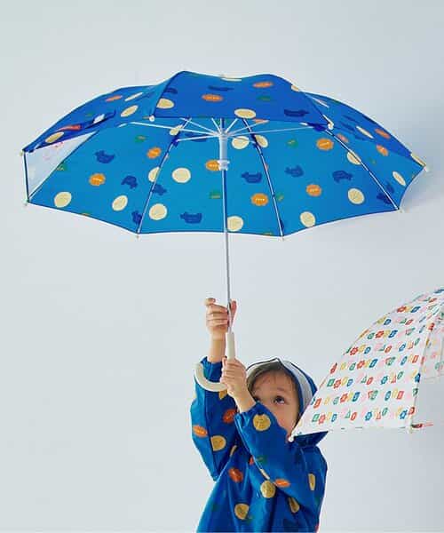 雨の日がたのしい総柄アンブレラ