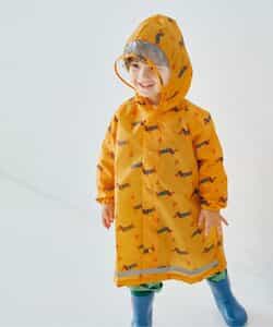 雨の日がたのしい総柄レインコート