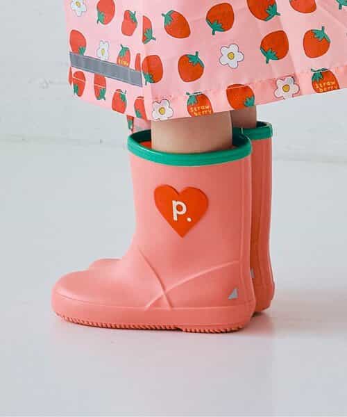 雨の日がたのしいモチーフデザインレインブーツ